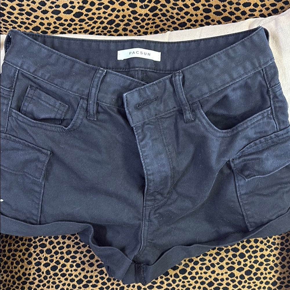 PacSun Blue Cargo Shorts Casual Style